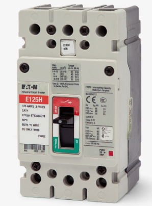 EATON EGH3040FFB 3 Pole Non-Interchangeable Trip Thermal Magnetic Circuit Breakers