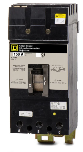 KC34150 - Square D - Molded Case Circuit Breaker I-Line Plug-In - 150 Amp - 3 Pole - 480 Volt