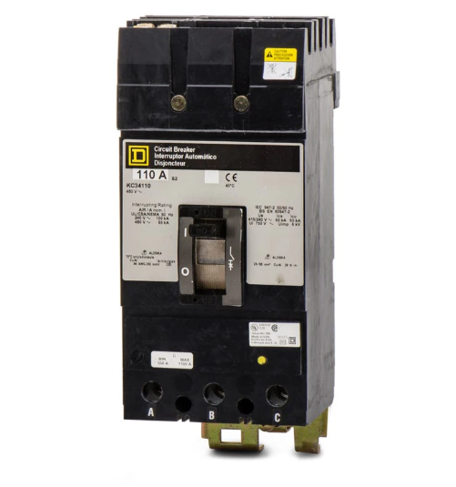 KC34110 - Square D - Molded Case Circuit Breaker I-Line Plug-In - 110 Amp - 3 Pole - 480 Volt
