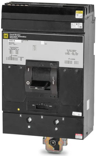 MA36500 - Square D - Molded Case Circuit Breaker I-Line Style Plug-In - 500 Amp - 3 Pole - 600 V