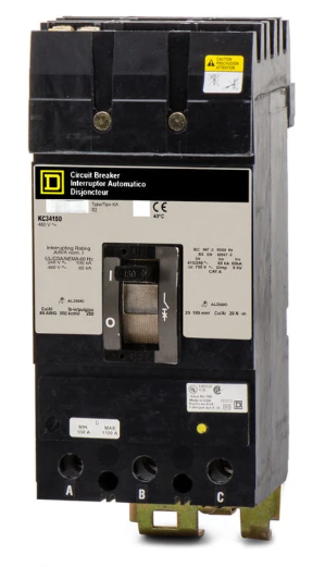 KC34125 - Square D - Molded Case Circuit Breaker I-Line Plug-In - 125 Amp - 3 Pole - 480 Volt