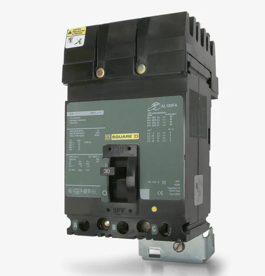 FH36045 - Square D - Molded Case Circuit Breaker I-Line Plug-In - 45 Amp - 3 Pole - 600 Volt