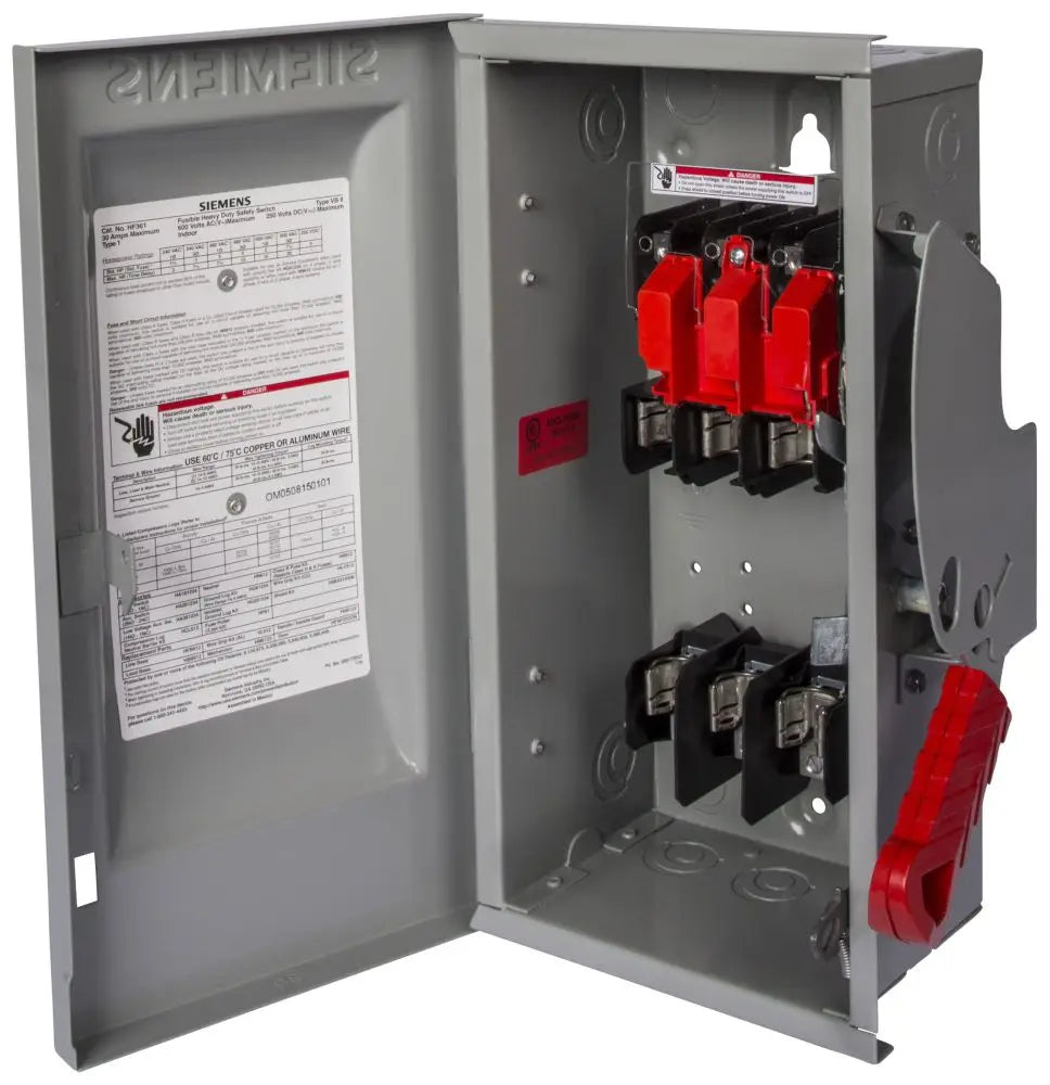 SIEMENS HF363 Fusible Heavy Duty Safety Switches