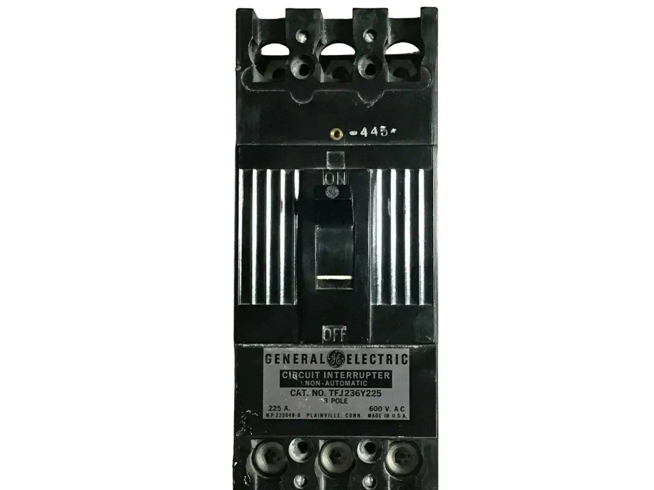 GE TJK436350 3-Pole 350A Feed-Thru Circuit Breaker 600V