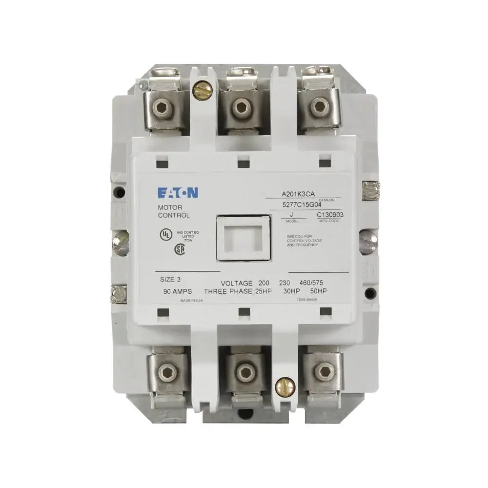 A201K3CA - Eaton - Magnetic Contactor 90 Amp - 3 Pole - 600 Volt