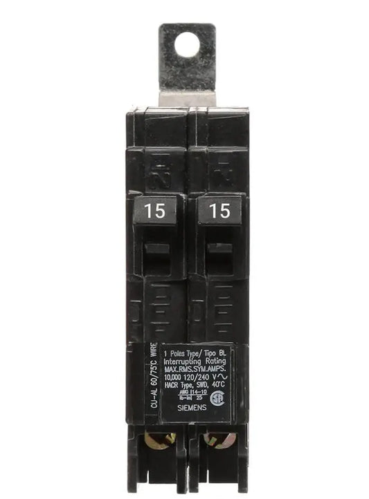 B1515 - Siemens - Tandem Circuit Breaker Bolt-On - 15 Amp - 1 Pole - 120 Volt