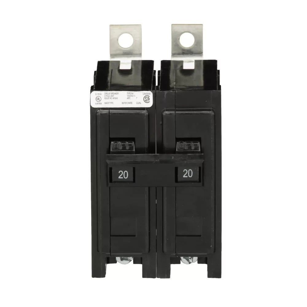 Eaton BAB2010 2-Pole Bolt-On Circuit Breaker