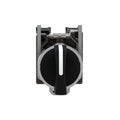 Schneider Electric XB4BD33 Maintained Selector Switch, 3 Position Knob, 2NO, 10A, 600V, XB4 Series