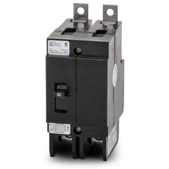 Ghb2030 Eaton Molded Case Circuit Breaker Bolt On 30 Amp 2 Pole Copy - Front View