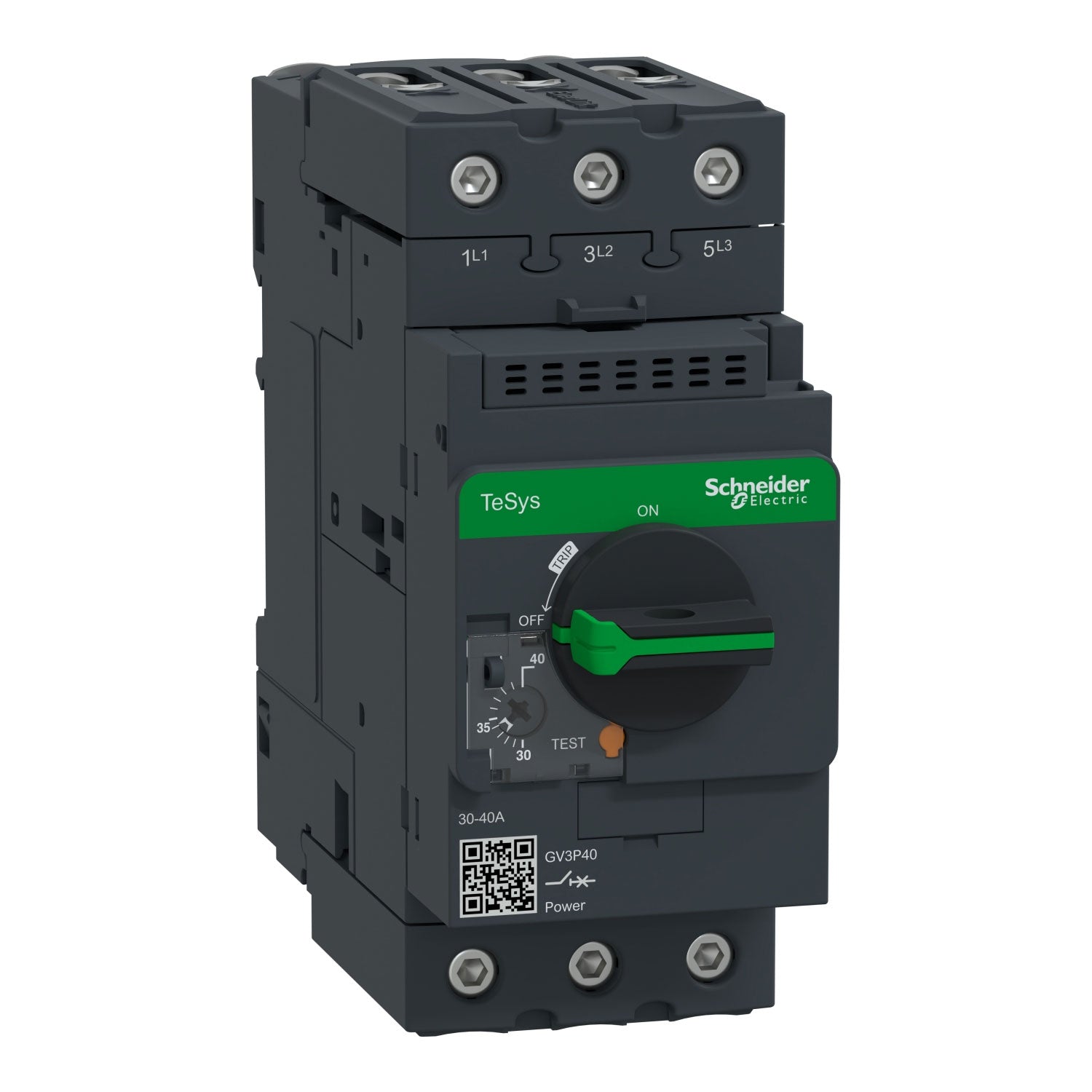 GV3P40 - Schneider - 40 Amp Electric Motor Starter 40 Amp - 3 Pole - 600 Volt