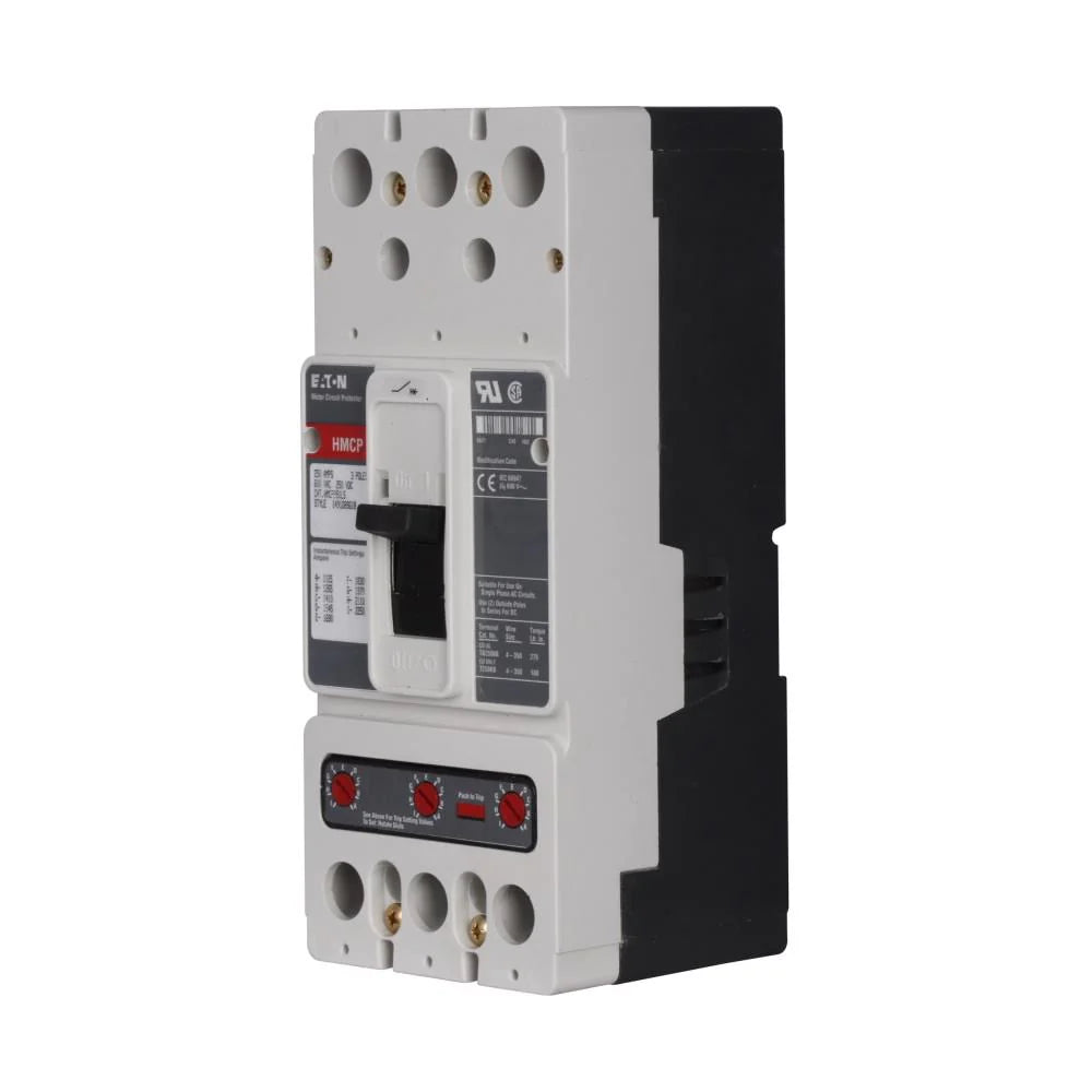 Eaton Hmcp250W5C 3 Pole Motor Circuit Protector Circuit Breakers - Side View