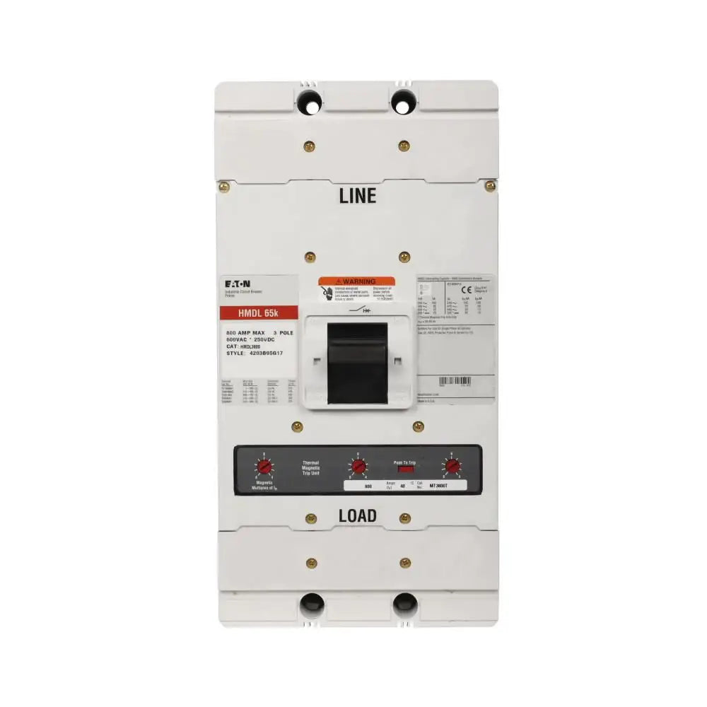 HMDL3800 - Eaton - Molded Case Circuit Breaker Feed-Thru - 800 Amp - 3 Pole - 600 Volt