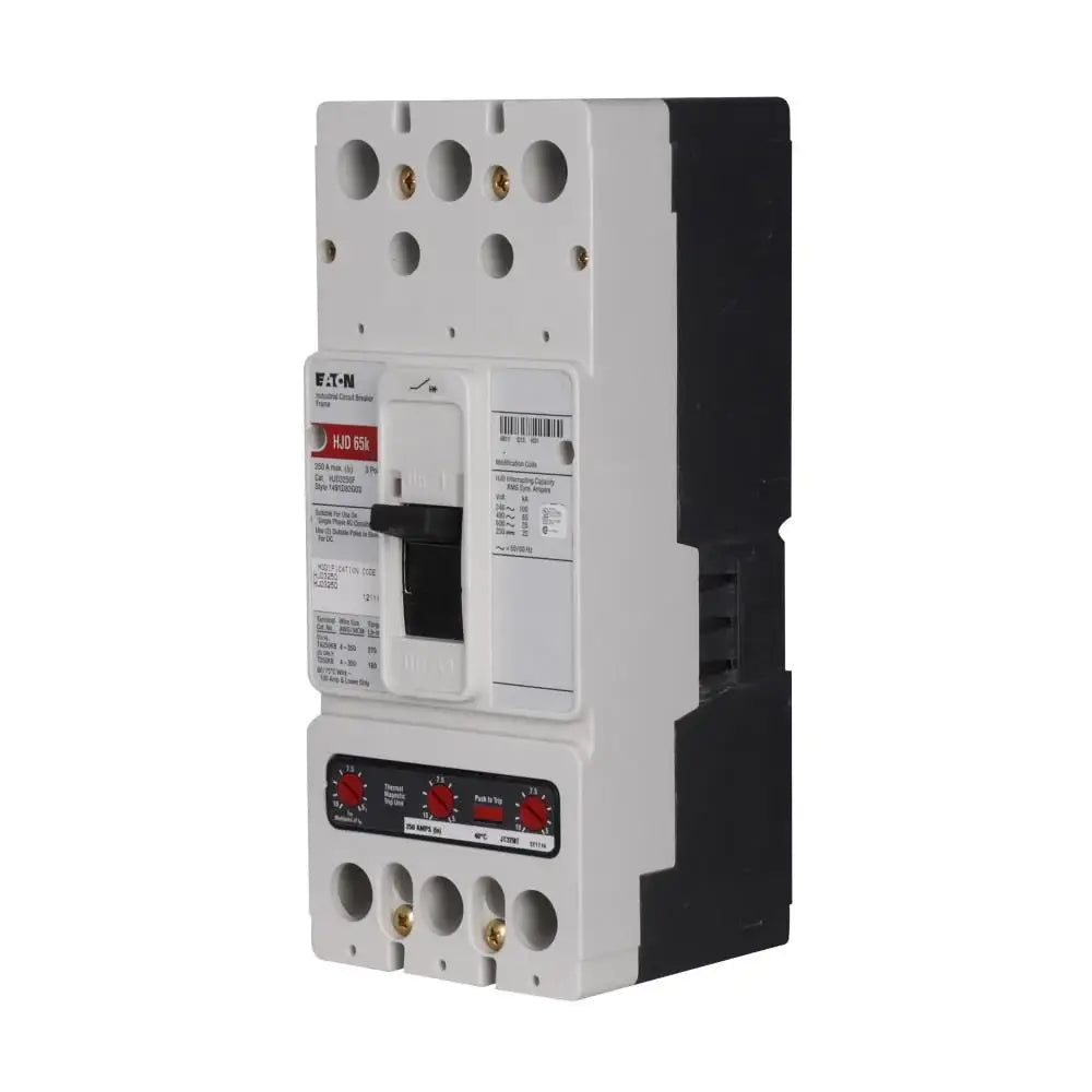 JD3250K - Eaton - Molded Case Circuit Breaker Bolt-On - 250 Amp - 3 Pole - 600 Volt