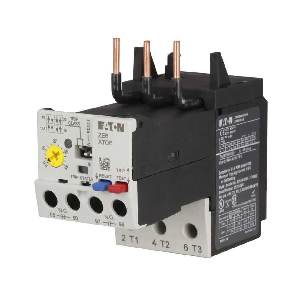 Xtoe100Dcs Eaton Overload Relay 20 Amp - Detail View