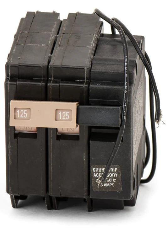 Ch2125St Eaton 125 Amp Molded Case Circuit Breaker Plug In 125 Amp 2 Pole 240 Volt - Front View
