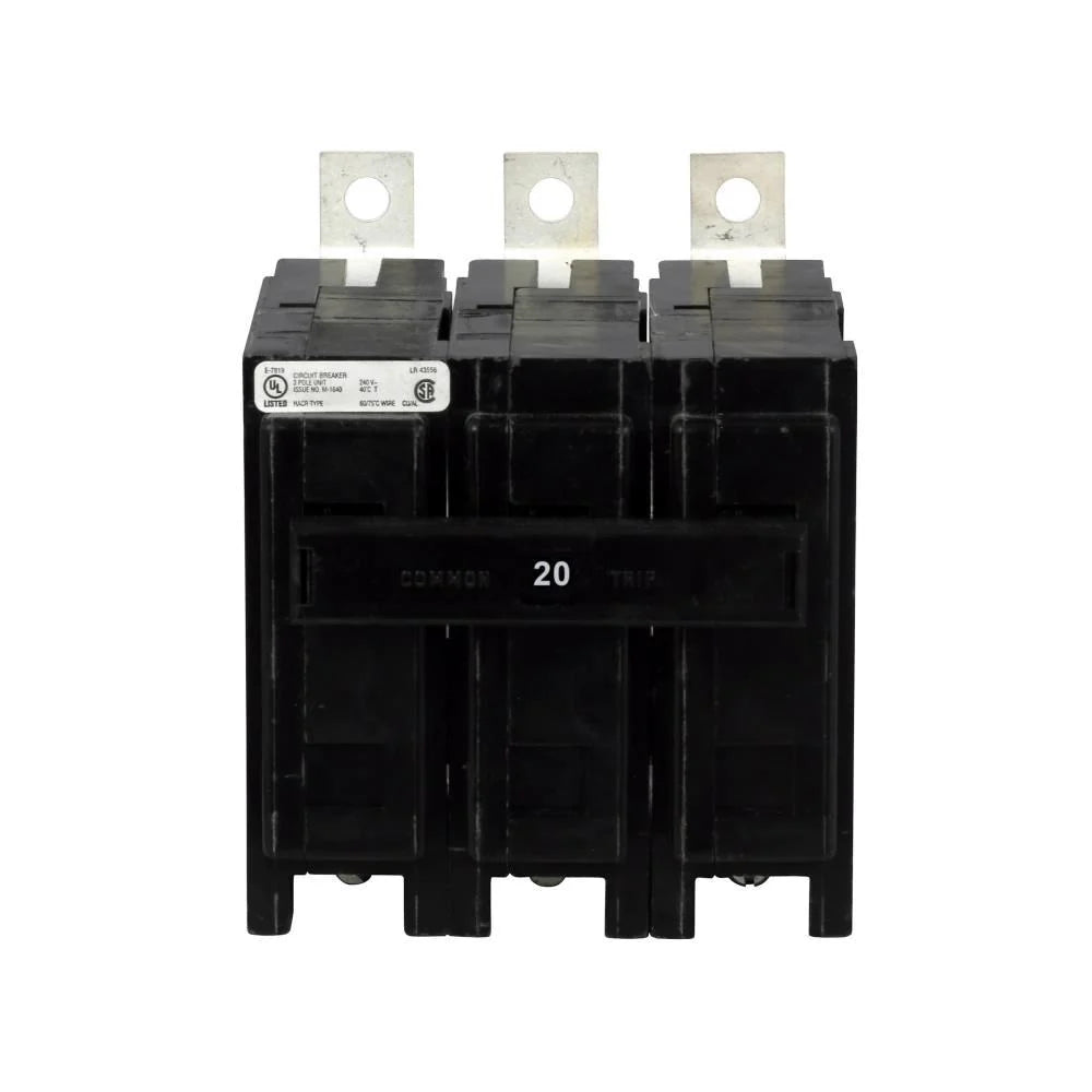 QBHW3020H - Eaton - 20 Amp Circuit Breaker Bolt-On - 20 Amp - 3 Pole - 240 Volt