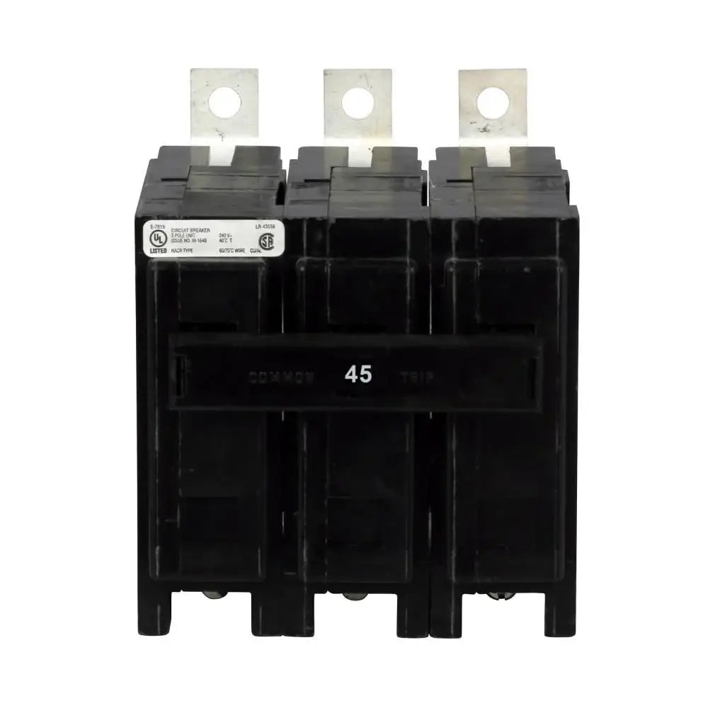 QBHW3045H - Eaton - 45 Amp Circuit Breaker Bolt-On - 45 Amp - 3 Pole - 240 Volt