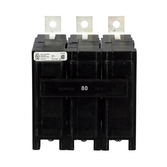 QBHW3080H - Eaton - 80 Amp Circuit Breaker Bolt-On - 80 Amp - 3 Pole - 240 Volt