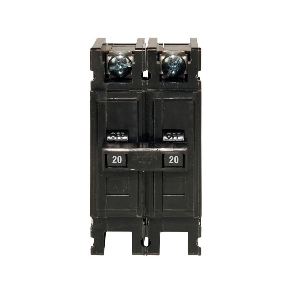 Eaton QC 2 Pole Feed-Thru Circuit Breaker
