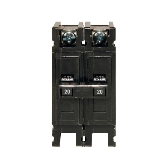 Eaton QC 2 Pole Feed-Thru Circuit Breaker