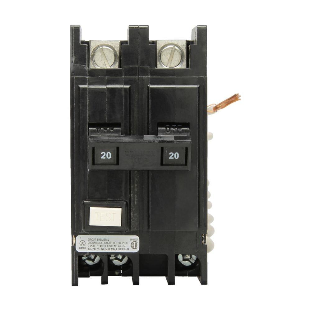 Eaton QCGFEP 2 Pole GFEP Feed-Thru Circuit Breaker