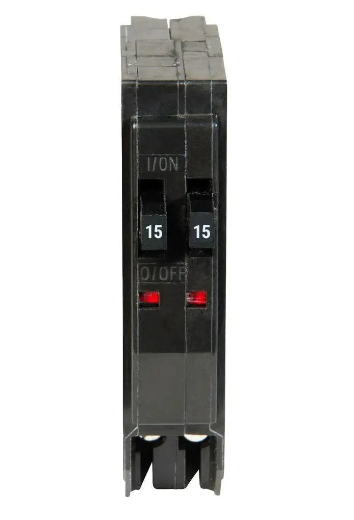 QO1515 - Square D - 15/15 Amp Tandem Circuit Breaker Plug-In - 15/15 Amp - 1 Pole - 120 Volt