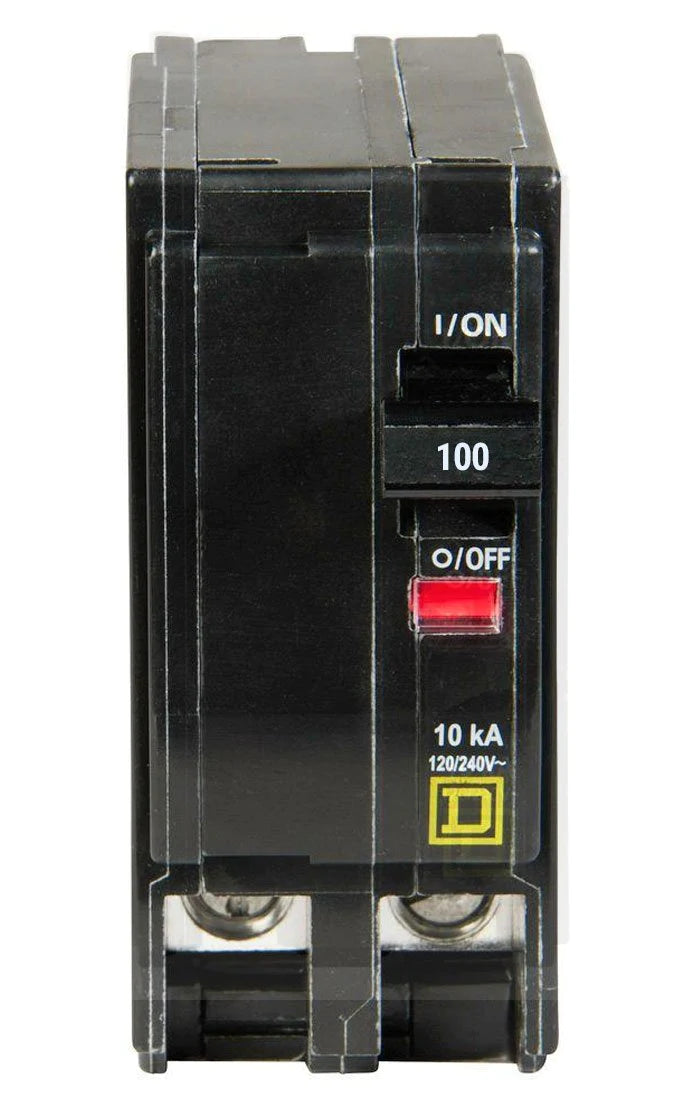 QO2100 - Square D - 100 Amp Circuit Breaker Plug-In - 100 Amp - 2 Pole - 240 Volt