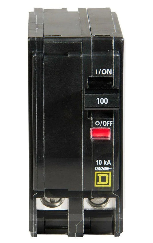 QO2100 - Square D - 100 Amp Circuit Breaker Plug-In - 100 Amp - 2 Pole - 240 Volt