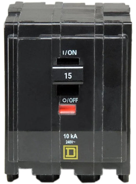Square D QO330GFI 3-Pole GFCI Plug-In Circuit Breaker
