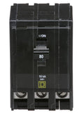 QO380 - Square D - 80 Amp Circuit Breaker Plug-In - 80 Amp - 3 Pole - 240 Volt