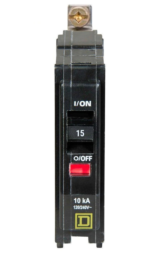 QOB115 - Square D - 15 Amp Circuit Breaker Bolt-On - 15 Amp - 1 Pole - 120 Volt