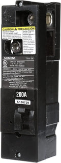 QS2200 - Siemens - Molded Case Circuit Breaker Plug-In - 200 Amp - 2 Pole - 240 Volt