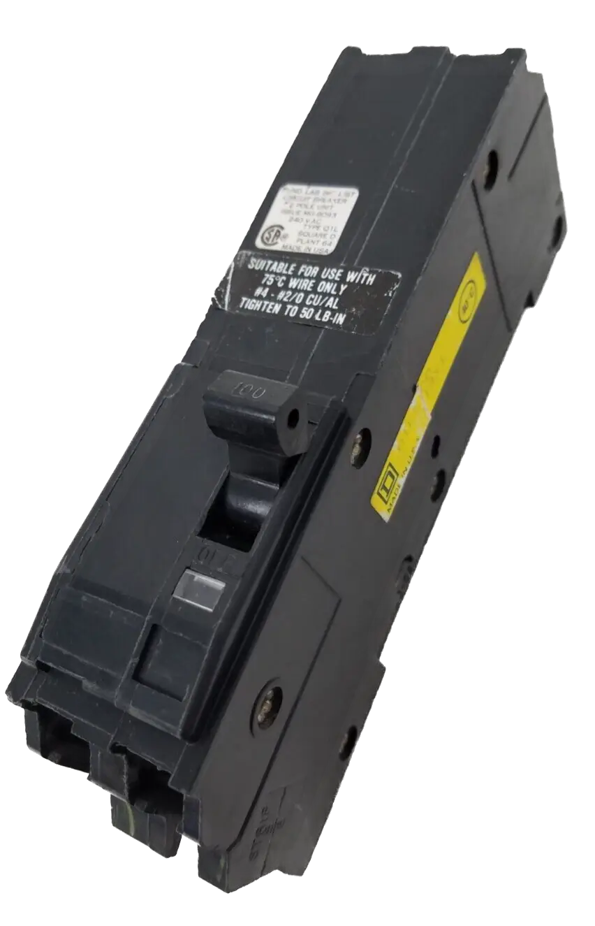 Q1L2100 - Square D Feed-Thru 240V 100A 2 pole circuit breaker 10kA