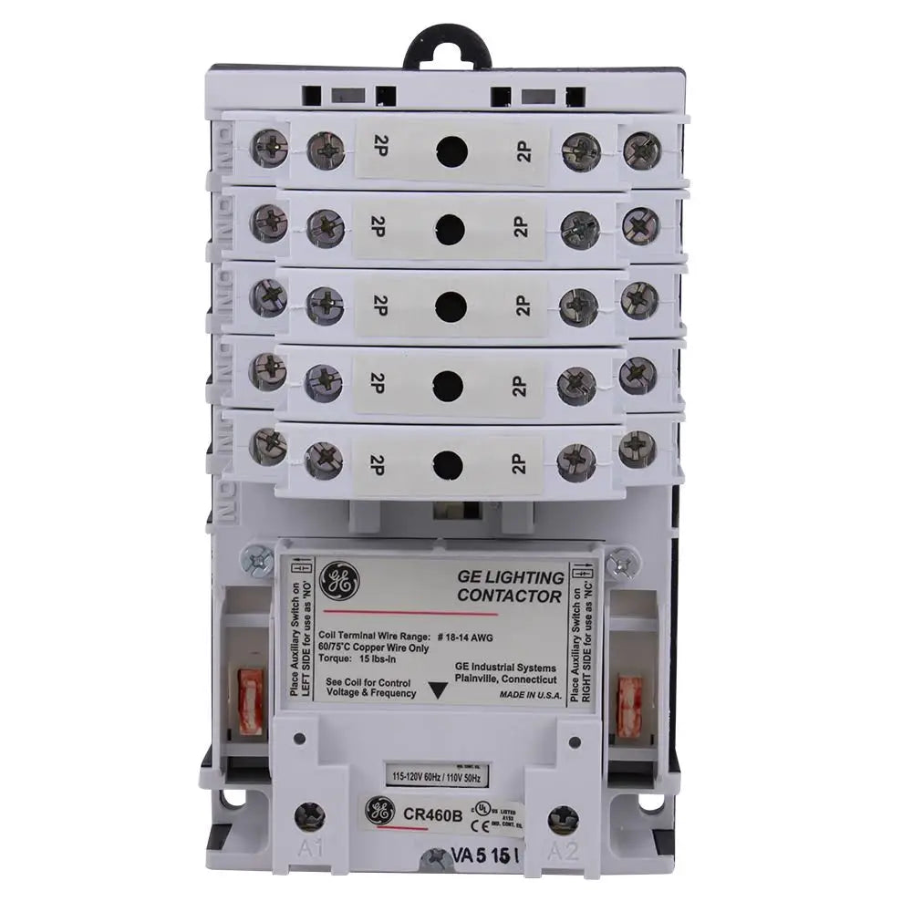 CR463LB0AJA Lighting Contactor 10 pole 30 amp 120v Coil Electrically Held