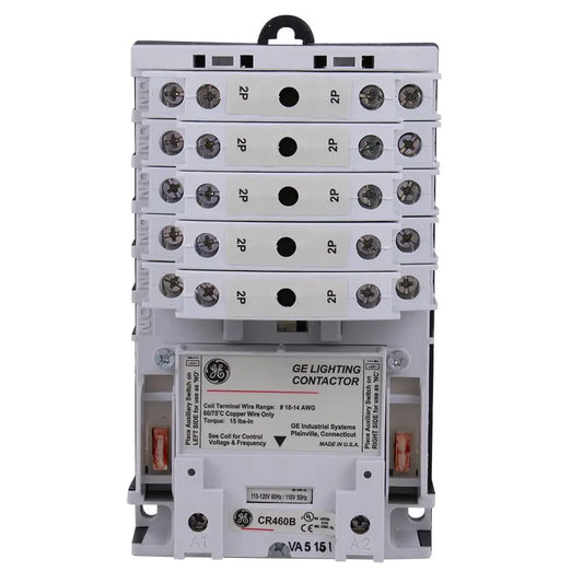 CR463LB0AJA Lighting Contactor 10 pole 30 amp 120v Coil Electrically Held