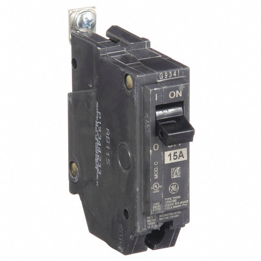 GE THQB1115GF 15A 1-Pole GFCI Bolt-On Circuit Breaker