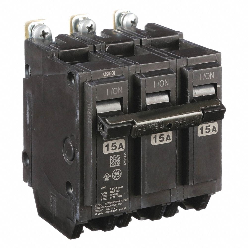 GE THQB32060ST1 3-Pole Bolt-On Shunt Trip Circuit Breaker
