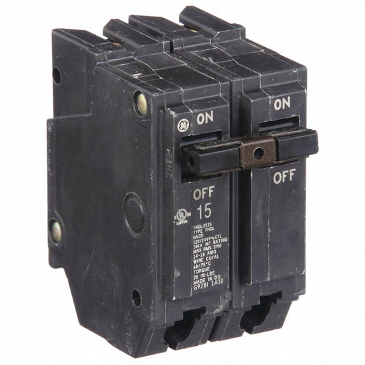 GE THQC2145WL 2-Pole Plug-In Circuit Breaker with Wire Leads