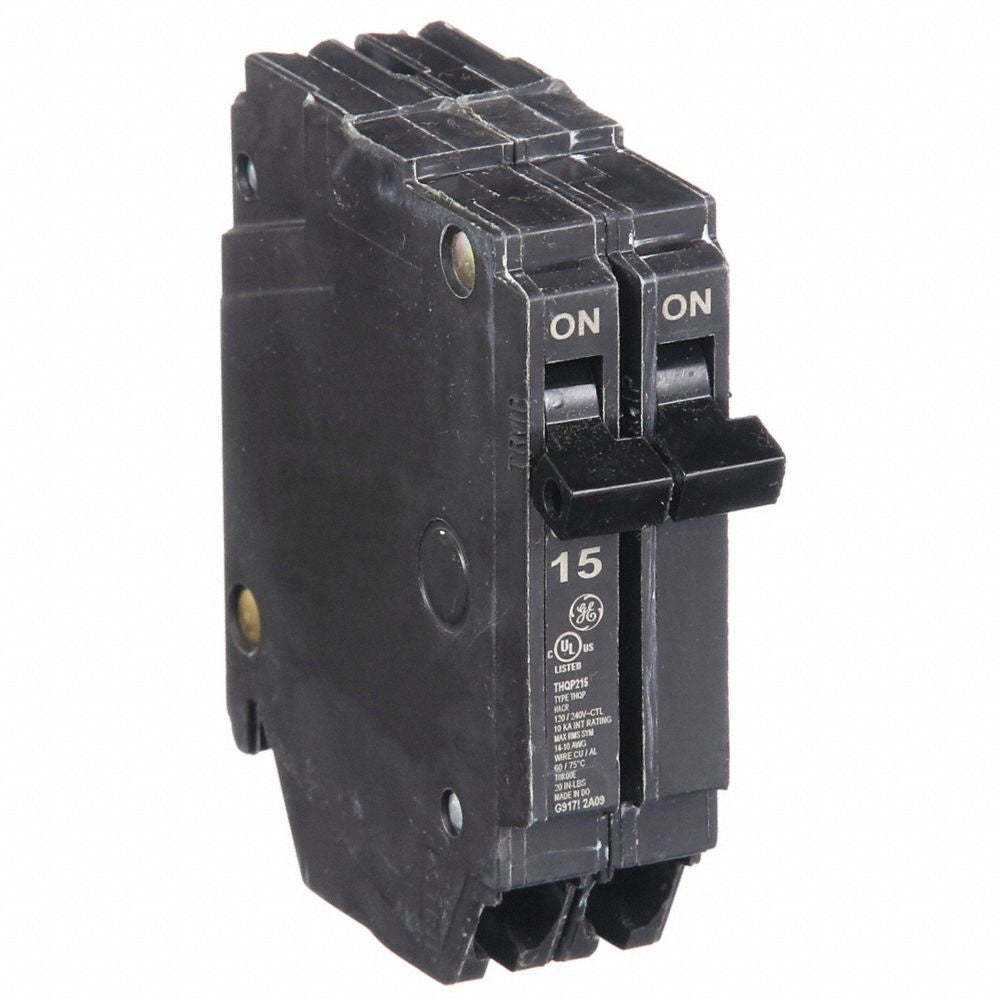 GE THQP 2 Pole Half-Inch Circuit Breaker