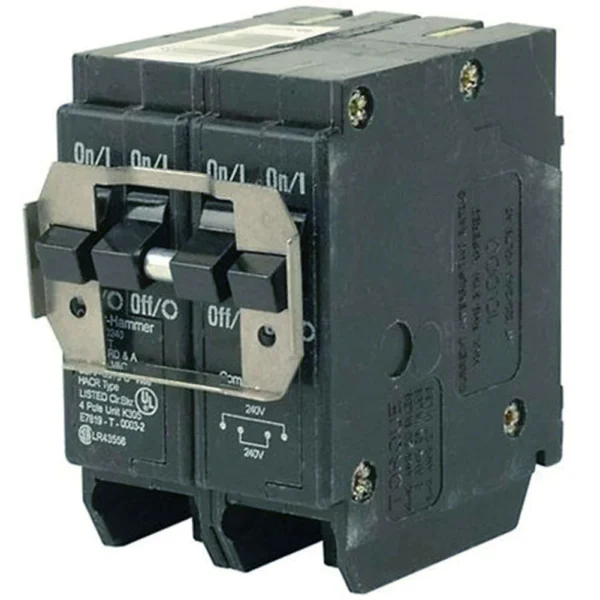 BQ215230 - Eaton - 30 Amp Quad Circuit Breaker Feed-Thru - 30 Amp - 2 Pole - 240 Volt