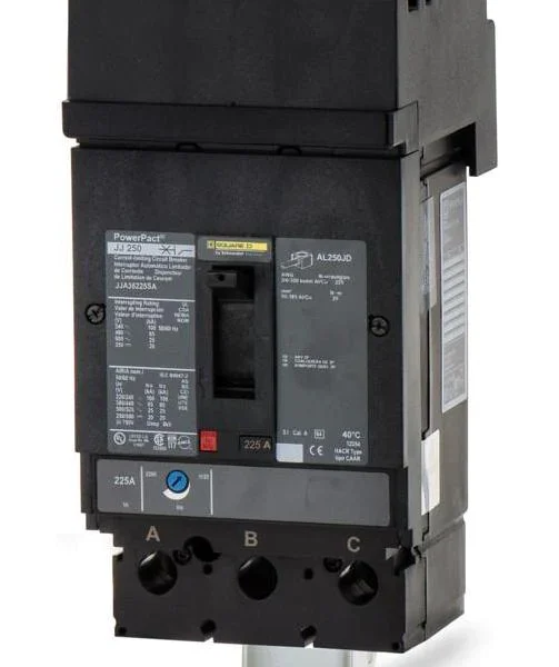 JJA36225SA - Square D - Molded Case Circuit Breaker I-Line Plug-In - 225 Amp - 3 Pole - 600 Volt