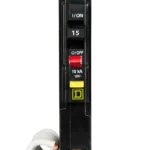QO115GFI - Square D - 15 Amp GFCI Circuit Breaker Plug-In - 15 Amp - 1 Pole - 120 Volt