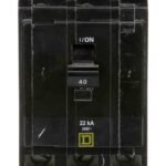 QO340VH - Square D - 40 Amp Molded Case Circuit Breaker Plug-In - 40 Amp - 3 Pole - 240 Volt