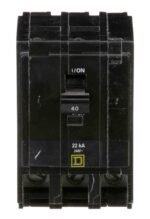 QO340VH - Square D - 40 Amp Molded Case Circuit Breaker Plug-In - 40 Amp - 3 Pole - 240 Volt