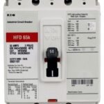 HFD3020L - Eaton - Molded Case Circuit Breaker Feed Thru - 20 Amp - 3 Pole - 600 Volt