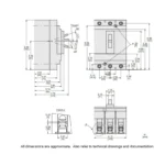 HGL36150 - Square D - Molded Case Circuit Breaker Feed-Thru - 150 Amp - 3 Pole - 600 Volt - Image 5
