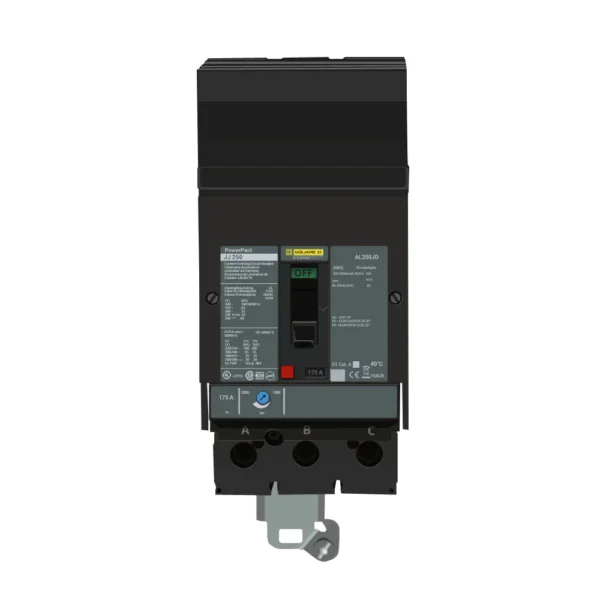 JDA36175 - Square D - Molded Case Circuit Breaker I-Line Plug-In - 175 Amp - 3 Pole - 600 Volt