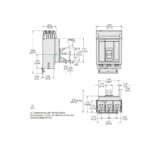 MGA36800 - Square D - Molded Case Circuit Breaker I-Line Plug-In - 800 Amp - 3 Pole - 600 Volt - Image 4