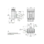 MJA36800 - Square D - Molded Case Circuit Breaker I-Line Plug-In - 800 Amp - 3 Pole - 600 Volt - Image 3