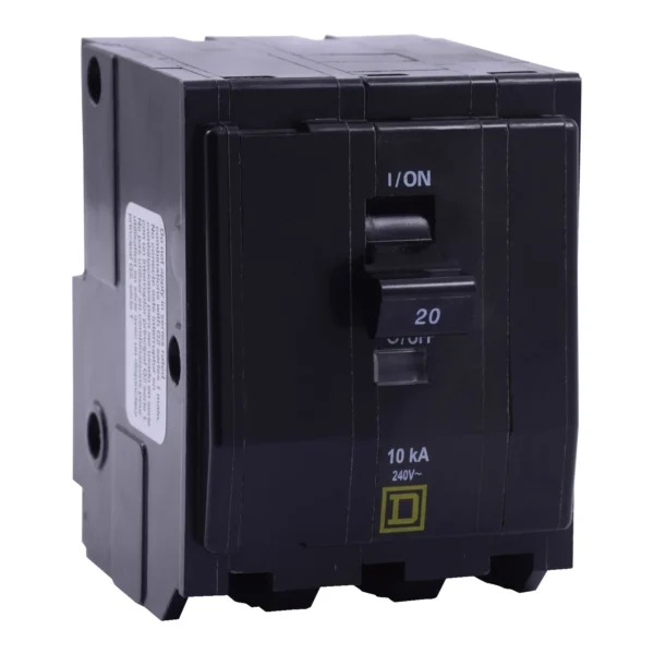 QO320VH - Square D - 20 Amp Molded Case Circuit Breaker Plug-In - 20 Amp - 3 Pole - 240 Volt